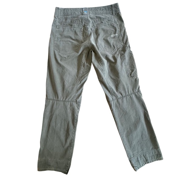 Kuhl Other - Kuhl Rydr Mens 32x32 Utility Vintage Patina Dye Olive Green Cotton Blend Pants